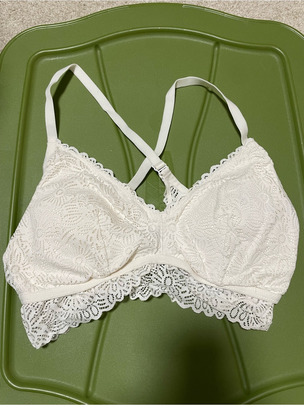 Auden Lace Bralette in Ivory